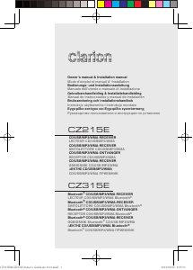 Handleiding Clarion CZ315E Autoradio