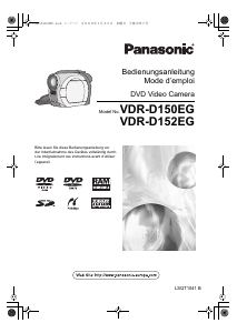 Bedienungsanleitung Panasonic VDR-D152 Camcorder