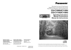 Mode d’emploi Panasonic CQ-C1110U Autoradio