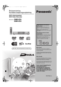 Bruksanvisning Panasonic DMR-E53EG DVD spelare