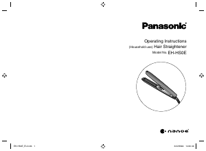 Bruksanvisning Panasonic EH-HS0E Rettetang