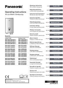 Brugsanvisning Panasonic WH-SDC16H6E5 Varmepumpe