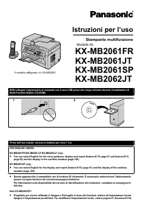 Manuale Panasonic KX-MB2062JT Stampante multifunzione