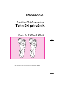 Priručnik Panasonic ES-8044 Brijač
