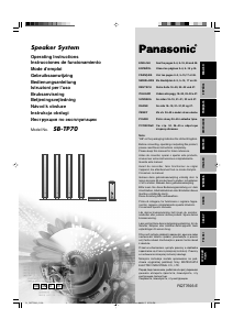Manuale Panasonic SB-TP70 Altoparlante