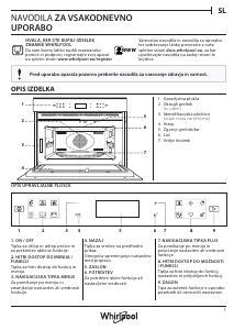 Priročnik Whirlpool W7 MW461 NB Mikrovalovna pečica