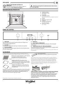 Manual de uso Whirlpool AKP9 140 C IX Horno