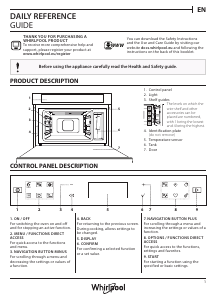 Manual Whirlpool W7 MS450 Oven