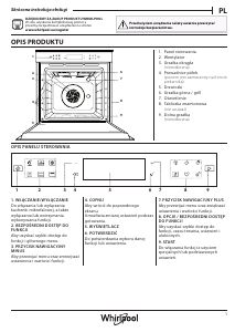 Instrukcja Whirlpool W7 OM4 4S1 H Piekarnik