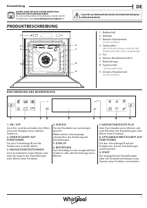 Bedienungsanleitung Whirlpool W7 OM4 4S1 H Backofen