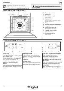 Manual Whirlpool W7 OM4 4S1 P Forno