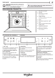 Manuale Whirlpool W7 OM4 4S1 P Forno
