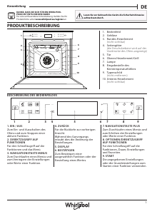 Bedienungsanleitung Whirlpool W7 OM4 4S1 P Backofen