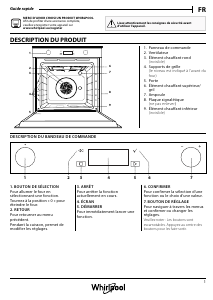 Mode d’emploi Whirlpool W7 OM5 4 H Four