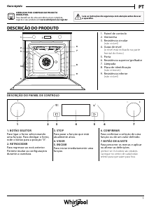 Manual Whirlpool W7 OM5 4 H Forno