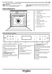 Manuál Whirlpool W7 OS4 4S1 P BL Trouba