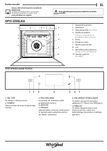Priročnik Whirlpool W9 OS2 4S1 P Pečica
