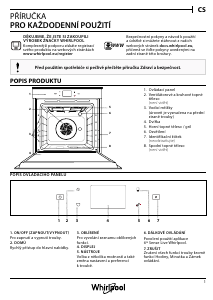 Manuál Whirlpool W9I OM2 4S1 H Trouba