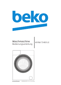 Bedienungsanleitung BEKO WYAW 71483 LE Waschmaschine