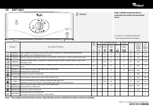 Manuál Whirlpool AWT 5125 Pračka