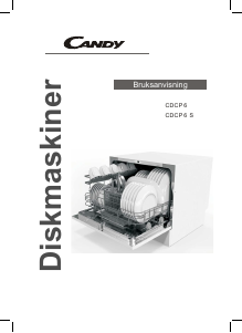 Bruksanvisning Candy CDCP 6S Diskmaskin