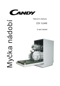 Manuál Candy CDI 1L949 Myčka na nádobí