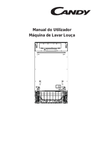 Manual Candy CDIH 1L949 Máquina de lavar louça