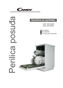 Priručnik Candy CDP 2D1145X Perilica posuđa