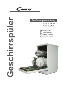 Bedienungsanleitung Candy CDP 2L949X Geschirrspüler