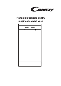 Manual Candy CDPH 1L952X Maşină de spălat vase