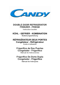 Mode d’emploi Candy CVDS 5162WN Réfrigérateur combiné
