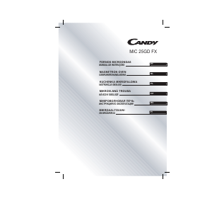 Handleiding Candy MIC 25G DFX Magnetron
