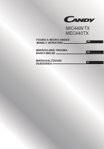 Manuál Candy MIC 440 VTX Mikrovlnná trouba