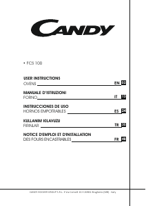 Mode d’emploi Candy FCS100N/E Four