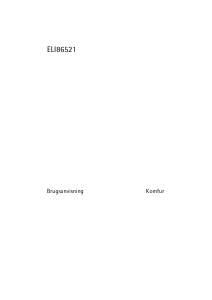 Brugsanvisning Voss-Electrolux ELI86521RF Komfur