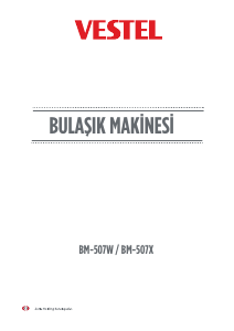Kullanım kılavuzu Vestel BM-507 X Bulaşık makinesi