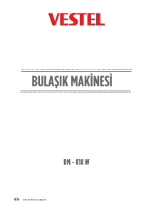 Kullanım kılavuzu Vestel BM-818 W Bulaşık makinesi