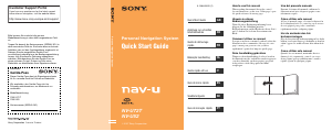 Handleiding Sony NV-U72TW Navigatiesysteem