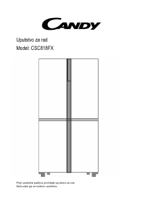 Bedienungsanleitung Candy HSC818FXWDK Kühl-gefrierkombination