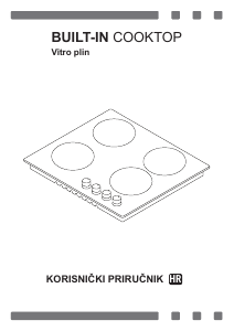 Priručnik Candy CMG2V2BG Ploča za kuhanje