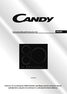 Manual Candy CI633DC Hob