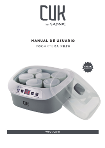 Manual de uso CUK YOUGUR01 Yogurtera