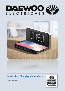 Manual Daewoo AVS1369 Alarm Clock