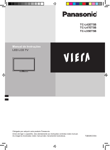 Manual Panasonic TC-L55ET5B Televisor LED