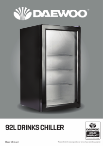 Manual Daewoo SDA2252 Refrigerator