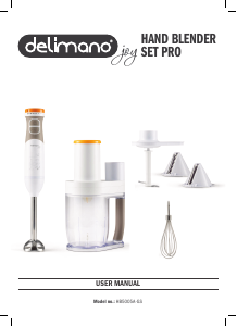 Priručnik Delimano HB5005A-GS Ručni blender