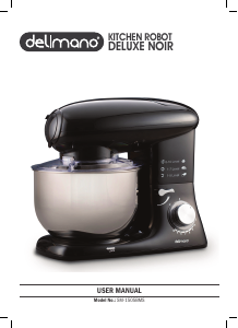 Manual Delimano SM-1505BMS Stand Mixer