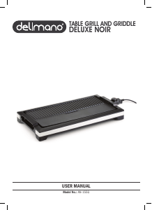 Manual Delimano AN-155G Table Grill