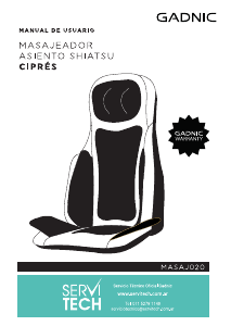 Manual de uso Gadnic MASAJ020 Masajeador