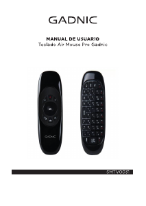 Manual de uso Gadnic SMTV0031 Presentador